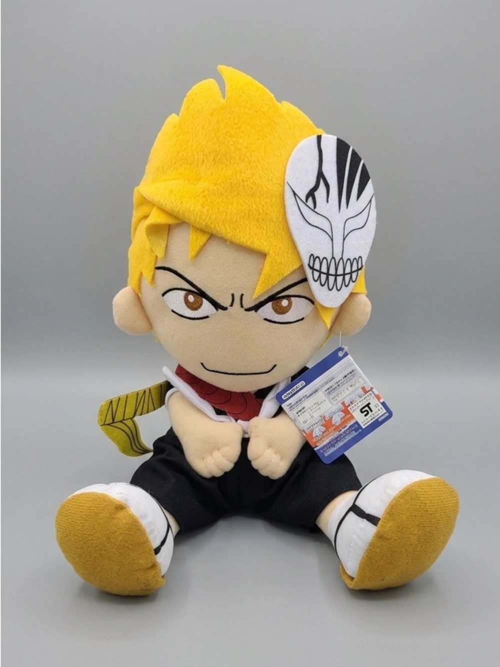 Bleach Ichigo Kurosaki Hollow Mask Plush Banpresto 2008 Vintage Anime Toy NWT